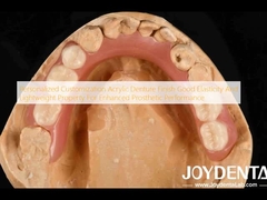 개인 맞춤형 아크릴 치아 튼튼한 탄력성 및 가벼운 성질