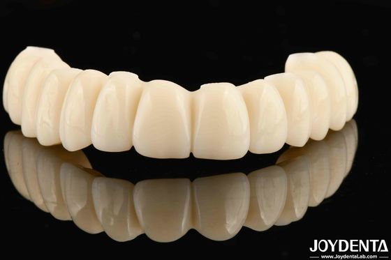 주문 뛰어난 내구성 및 좋은 생물 호환성을 가진 사용자 정의 가능한 Ti-Base Zirconia 하이브리드 브리지 온라인 제품