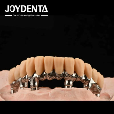 주문 노란색 樹脂 일시적인 치아 얇은 표면 처리 정확하고 안정적인 치아 전환을 위해 온라인 제품