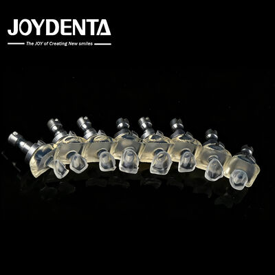 주문 매우 투명한 유리 포르셀렌 치아 장단 고강도 0.3-0.8mm 두께 온라인 제품